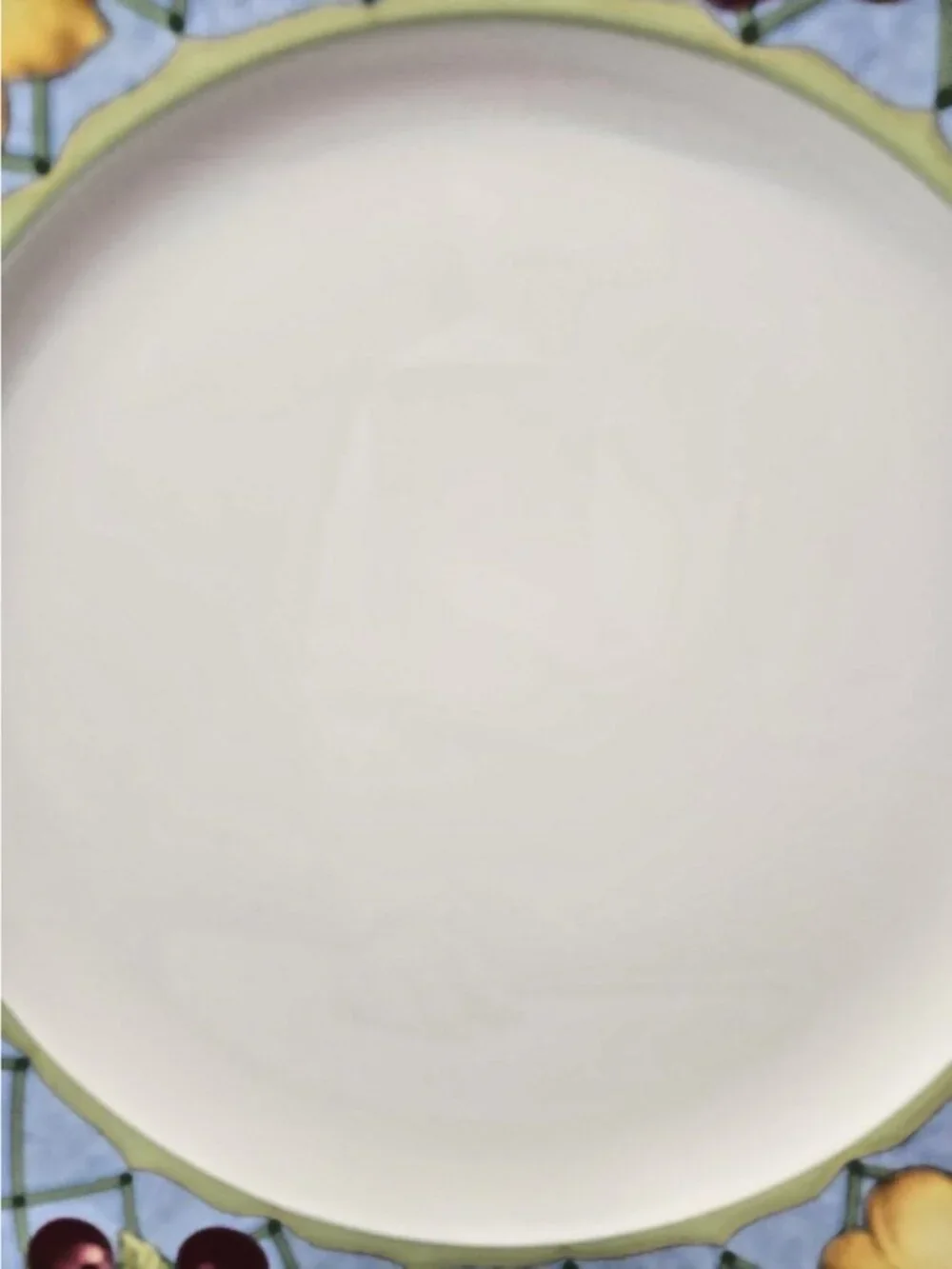 Vintage Mikasa Fruit Rapture Round Porcelain Chop Plate /Platter 12
